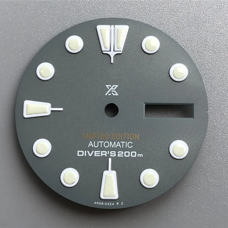 

S-Watch NH36 watch dial forTurtle Zimbe SRPA19K1 limited Edition parts Super C3 lume fit NH35/NH36 /4R36/ movement oem dial