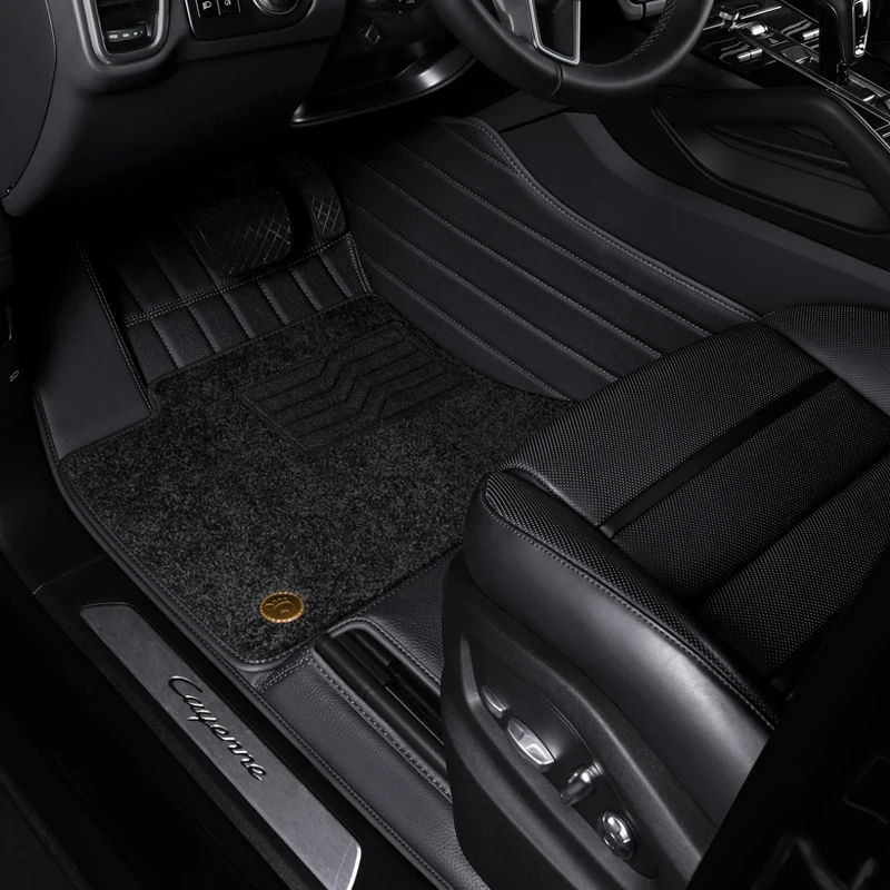 

Custom NAPPA Leather Car Floor Mats For Toyota RAV4 2009 2010 2011 2012 2013 Auto Carpet Rugs Styling Interior Accessories