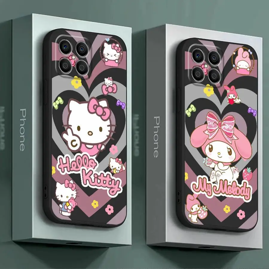 Чехол для телефона Hello Kitty Honor 90 Pro X6 4G X6a X7 X7b X8 5G X8a X8b X9a X9b Magic5Lite Magic5