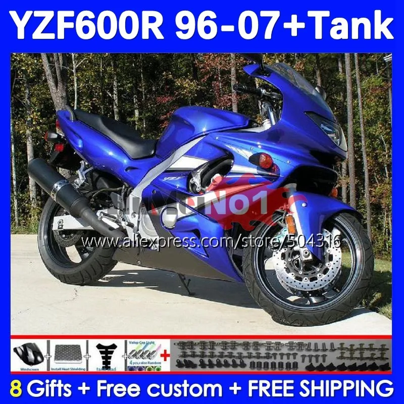 

Thundercat Kit For YAMAHA YZF-600R YZF 600R 38No.61 YZF600R 1996 1997 1998 1999 2000 2001 02 03 04 05 06 07 Fairing glossy blue