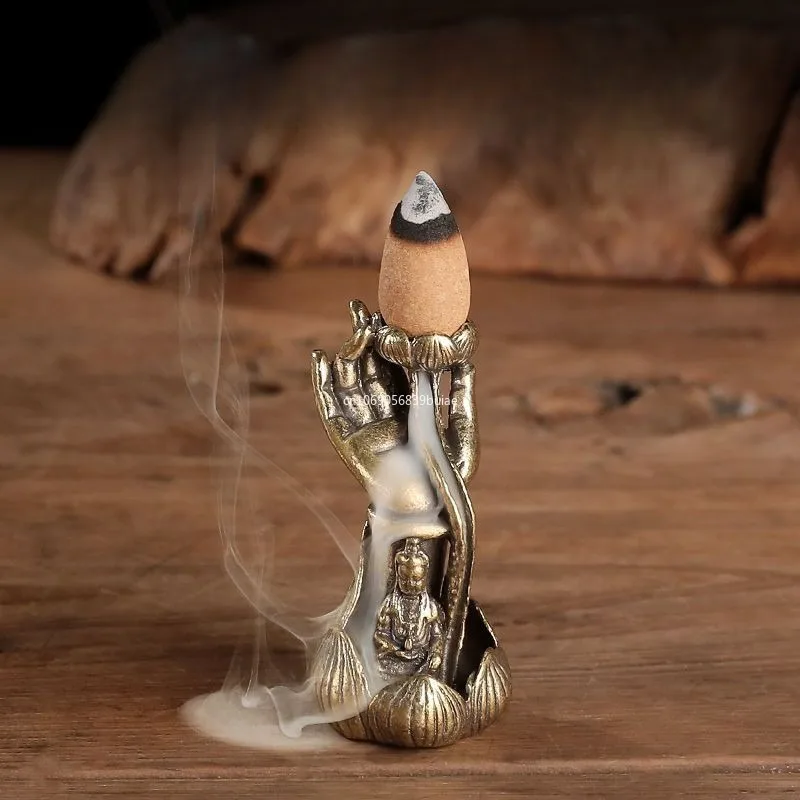 Держатель для благовоний в винтажном стиле ручная подставка форме водопада