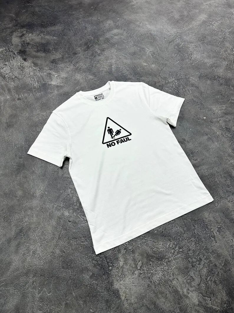 Футболка оверсайз с графическим принтом без крана-хлопковая футболка высокого