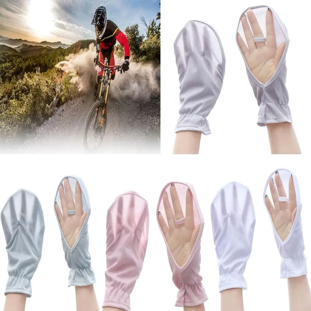 

Летние тонкие варежки для вождения и верховой езды для спорта на открытом воздухе женские рукава перчатки солнцезащитные перчатки из вискозы