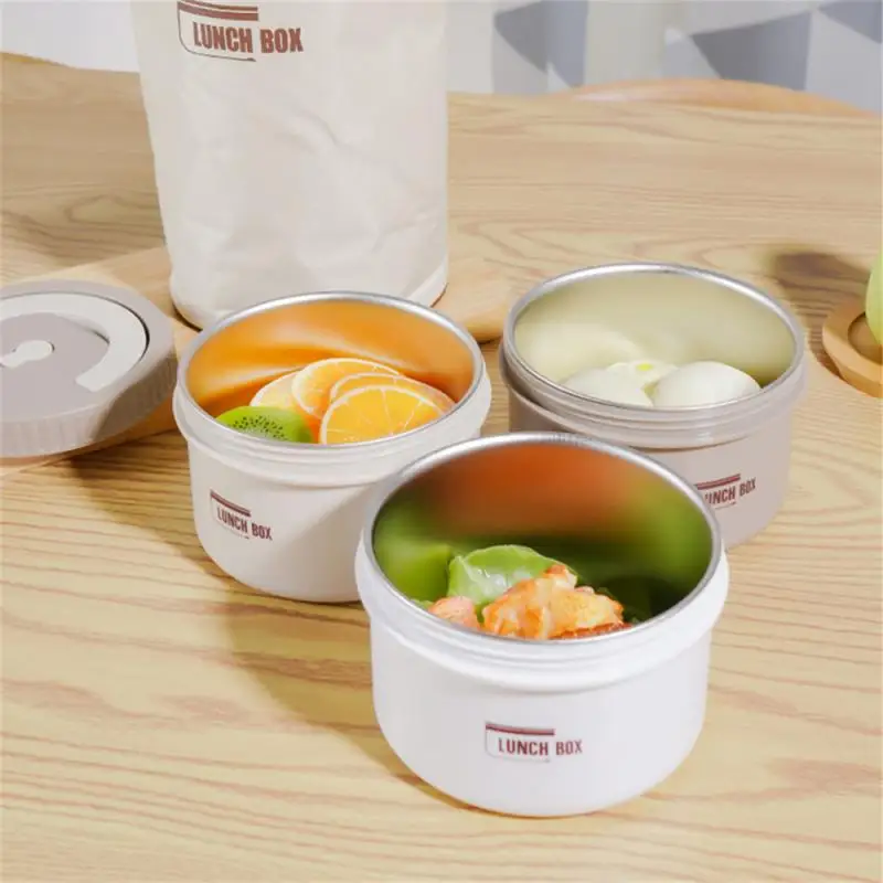 

Multi-layer Round Insulation Tank Kitchen Accessories Stainless Steel Student Food Container Heat Preservation Lunch Box Office