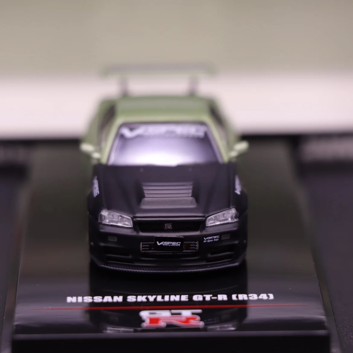 INNO 1/64 NISSAN SKYLINE GT-R (R34) M-SPEC NUR настраиваемая Игрушечная модель автомобиля из сплава