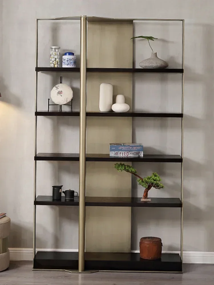 Книжная полка из нержавеющей стали стеллаж для хранения офисная Bogo дизайнерская