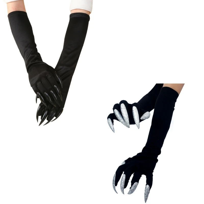 

Scary Halloween Claw Gloves Long Nails Party and Masquerade Wear