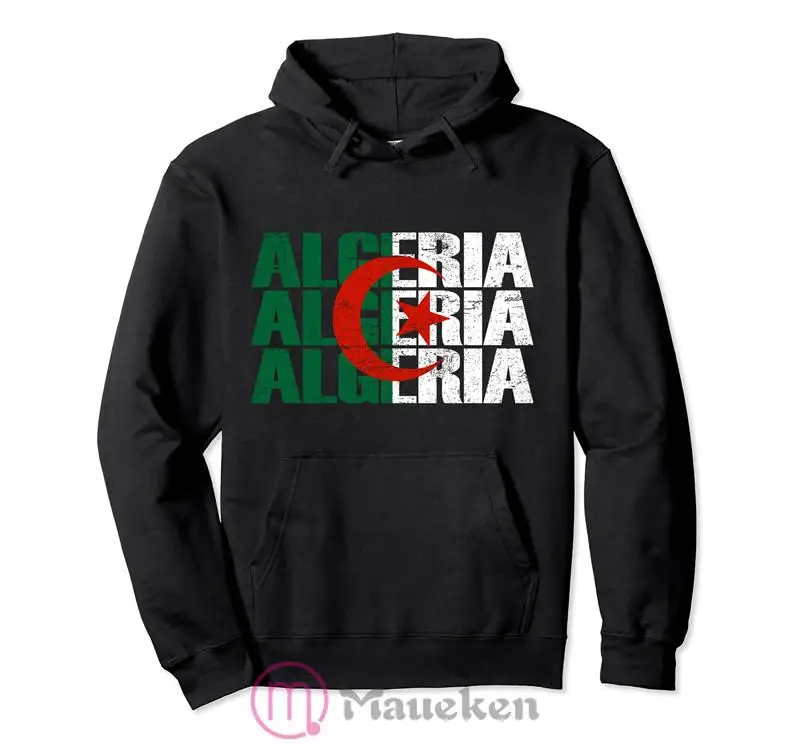 

Republic Of Algeria Algerian Islam DZA Hoodies Men Sweatshirt Sweat New Streetwear Tracksuit Nation Dzayer
