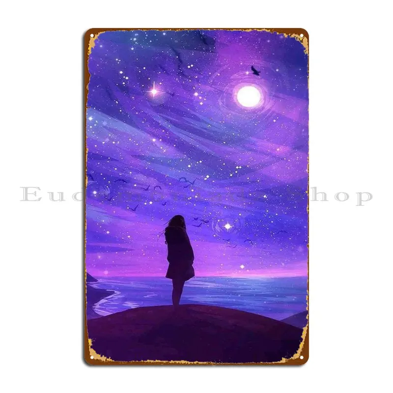 Ночная версия металлический знак Забавный домашний клуб бар