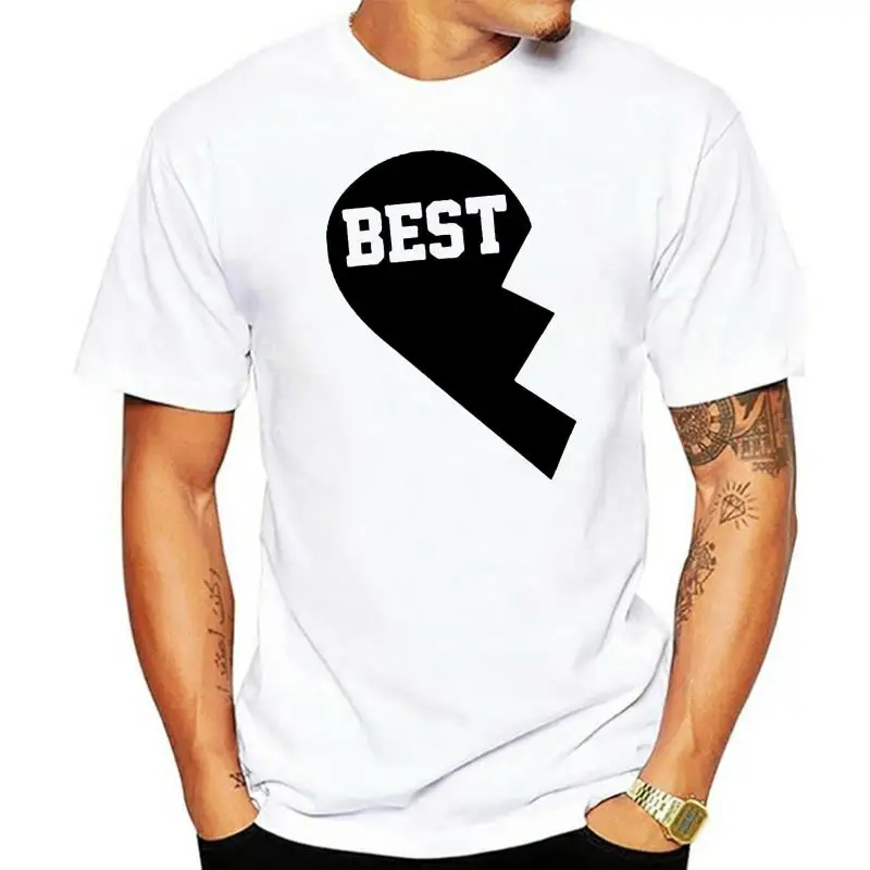 

Футболка с надписью Best Besties Friends Tumblr Bff, подходящий набор сердца, Рождество, унисекс, крутая Повседневная футболка, Мужская Унисекс, новая мод...