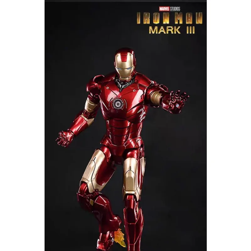 Фото Оригинальная коллекционная фигурка ZD TOYS MARVEL Iron Man MK3, модель для игр и подарков №5
