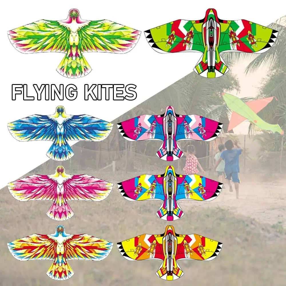 

Flat Bird Kite Fashion Toys Cloth Flying Kites Gift 1.2m Aircraft Kite Children