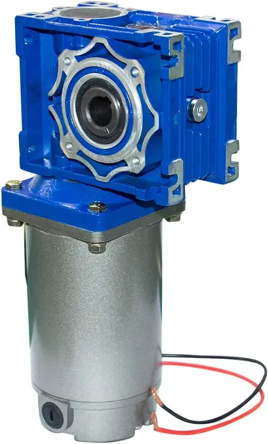 

Bemonoc Large Power 250 Watt 24VDC Worm Gear Motor Low Speed 22RPM High Torque with Gearbox Speed Reducer Ratio 80/1