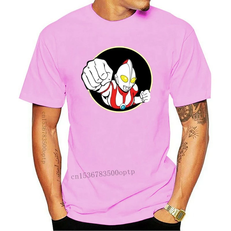 

Camiseta de algodón personalizada para hombre, ropa de Ultraman grande, Pop, Vintage, novedad