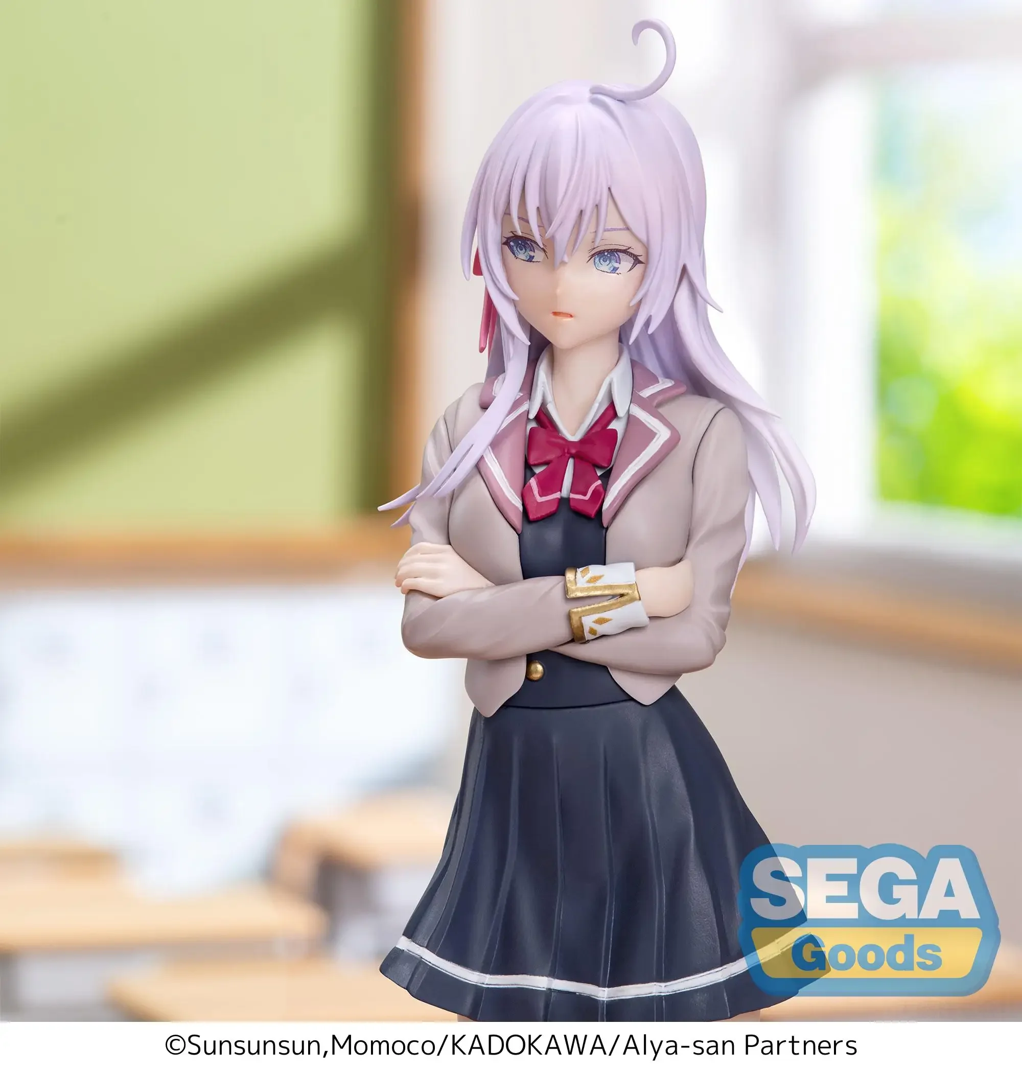 Оригинальная аниме-фигурка SEGA Luminasta Alya Sometimes Hides Her Feelings in Russian Alisa Michaiova Kujou