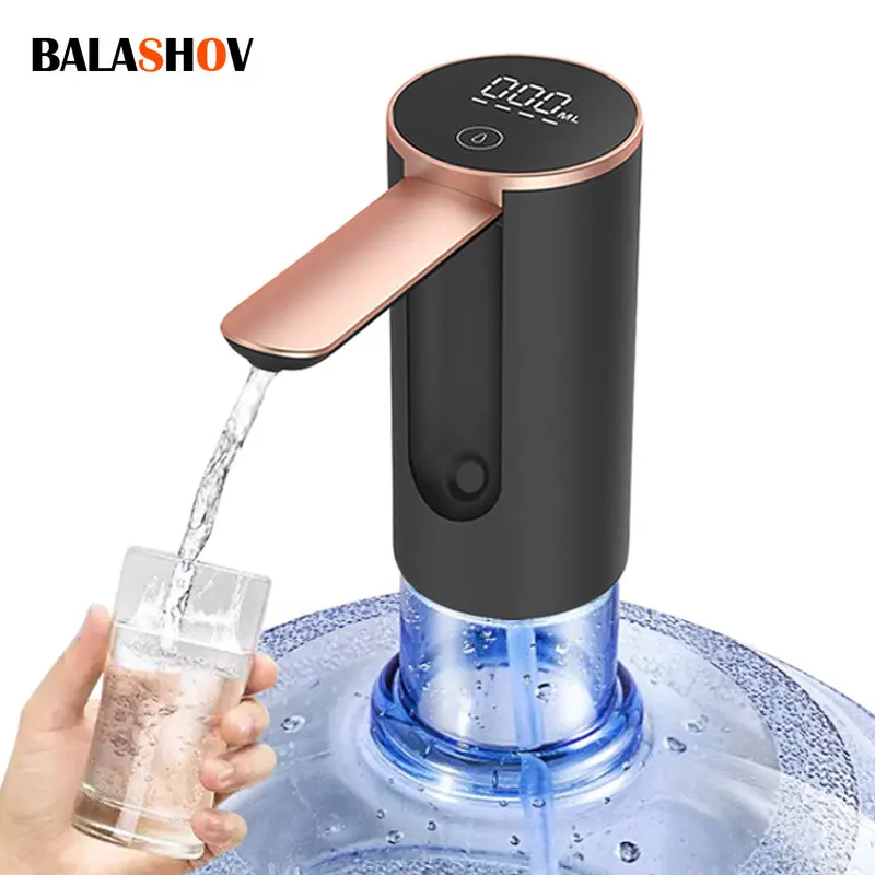 

Electric Water Bottle Pump USB Charging Automatic Bottle Water Pump Auto Switch Folded Drinking Water Pumps Foy Home Office