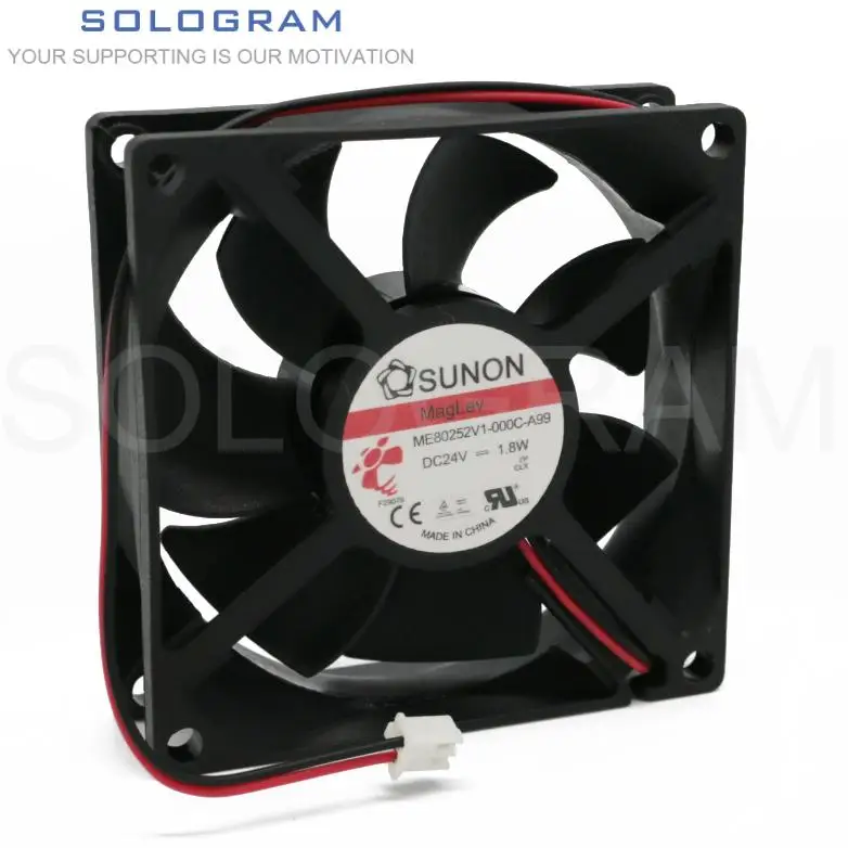

1Pc Brand New For SUNON ME80252V1-000C-A99 DC24V 1.8W 80*80*25MM 8025 2Pin Server Cooling Fan