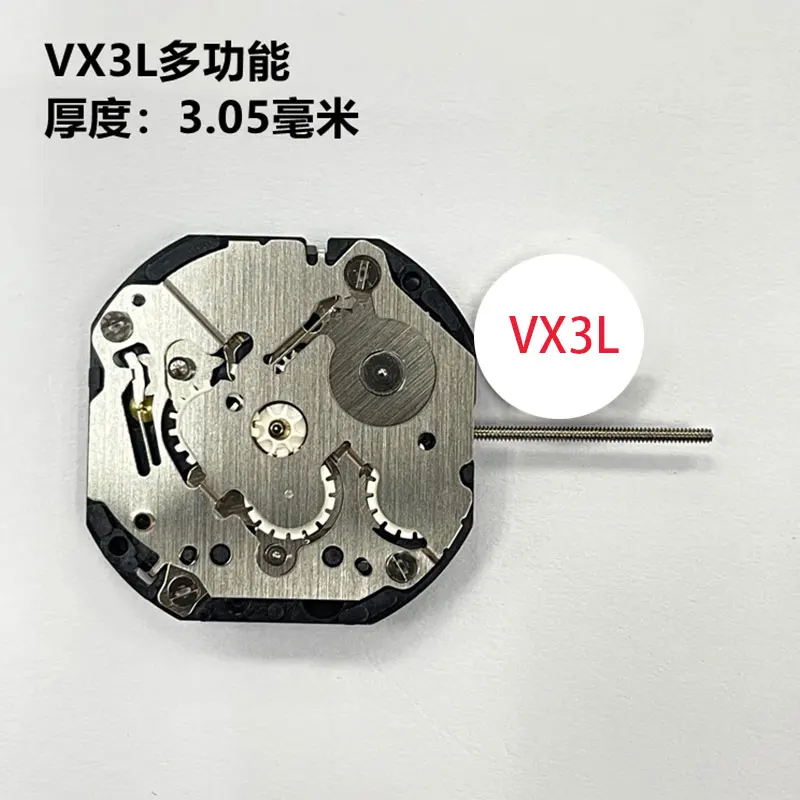 Six-Pin Quartz Movement Original Japanese VX3L Movement Without Batteries Watches Repair Parts Watch Aftermarket Replacements enlarge