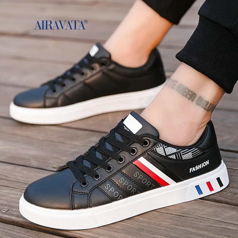 White Sneakers Man Cheap Flat Comfortable Shoes Men Autumn Spring Fashion Skateboarding Shoes Tennis Shoes