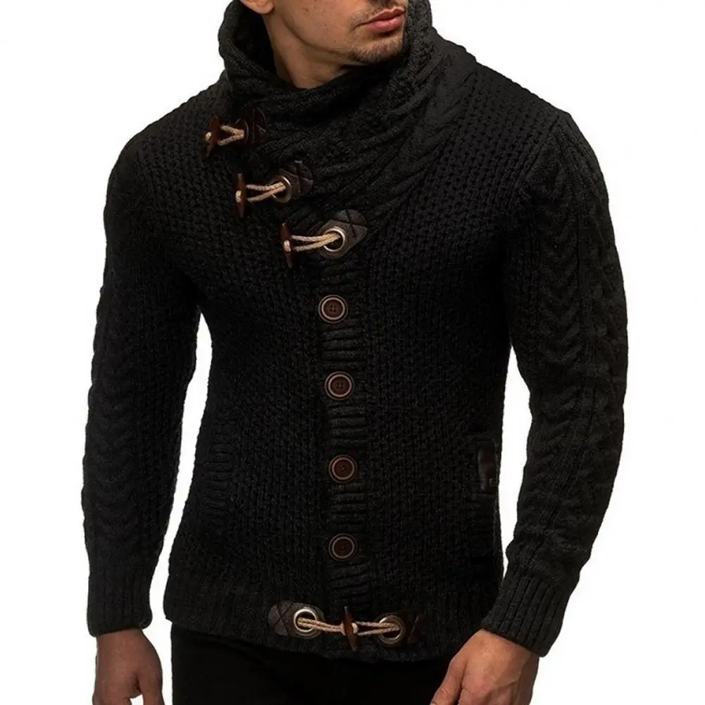 

Stylish Knitted Sweater Washable Basic Cardigan Sweater Long Sleeve Slim Fit Knitting Sweater Streetwear