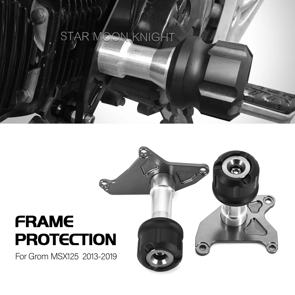 

Для Honda Grom MSX125 msx 125 2013 - 2019 защитная накладка на рамку мотоцикла защита от падения двигателя ползунки антикраш-накладка