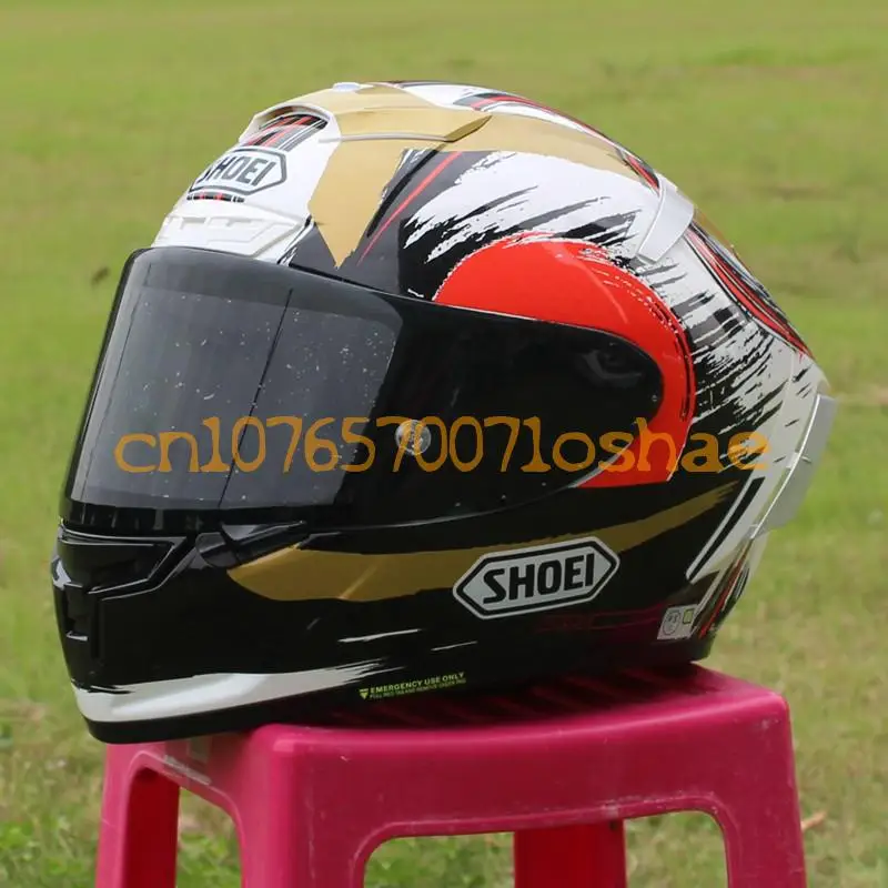 

Мотоциклетный шлем на все лицо SHOEI X-14 Helmet X-SPIRIT III X-четырнадцать спортивный велосипедный гоночный шлем Marquez Lucky Cat, шлем