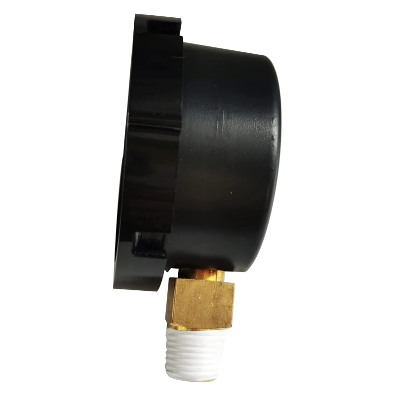 

2" Dry & Utility Pressure Gauge 0-60 PSI Replacement for Pool/Spa/Aquarium Valve Filters 1/4" NPT Bottom Mount Durable