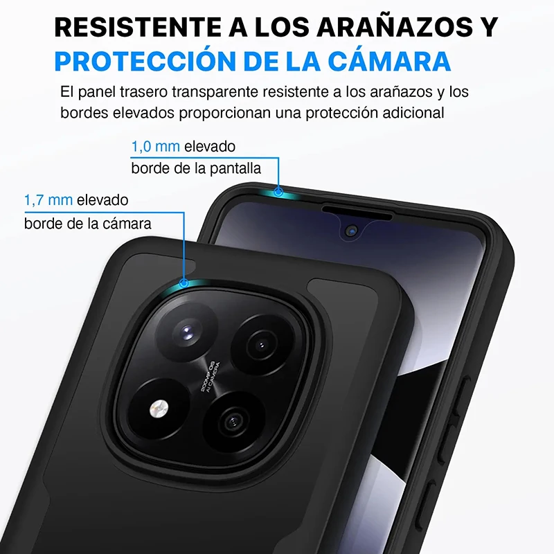 Фото 360-прозрачный защитный чехол для экрана всего тела для Xiaomi Redmi Note 14 13 12 11 10 9S 9 Pro, противоударный чехол Coque Funds №5