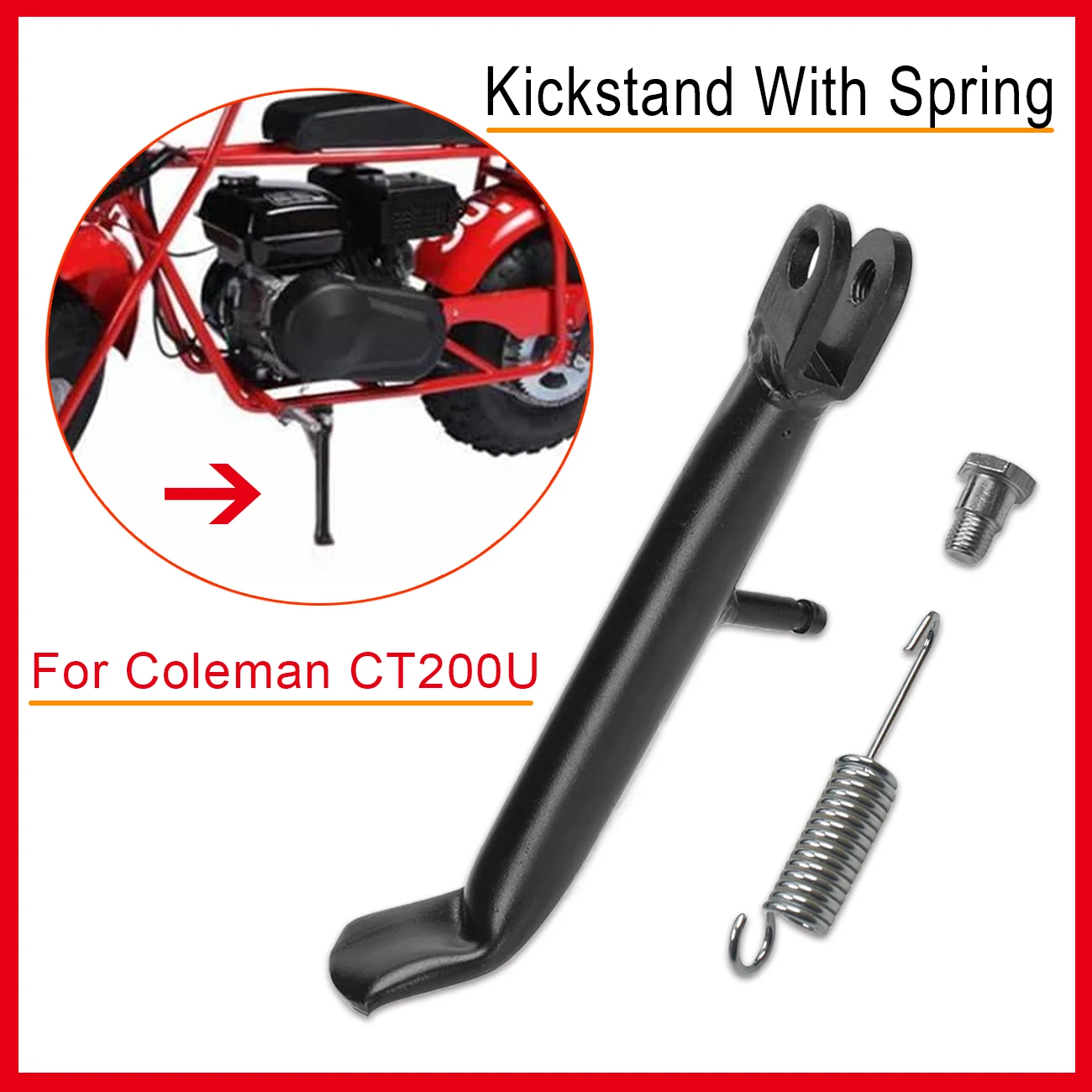 Подставка с пружиной для мини-велосипеда Coleman CT200U 212cc 196cc 200cc 6 5hp