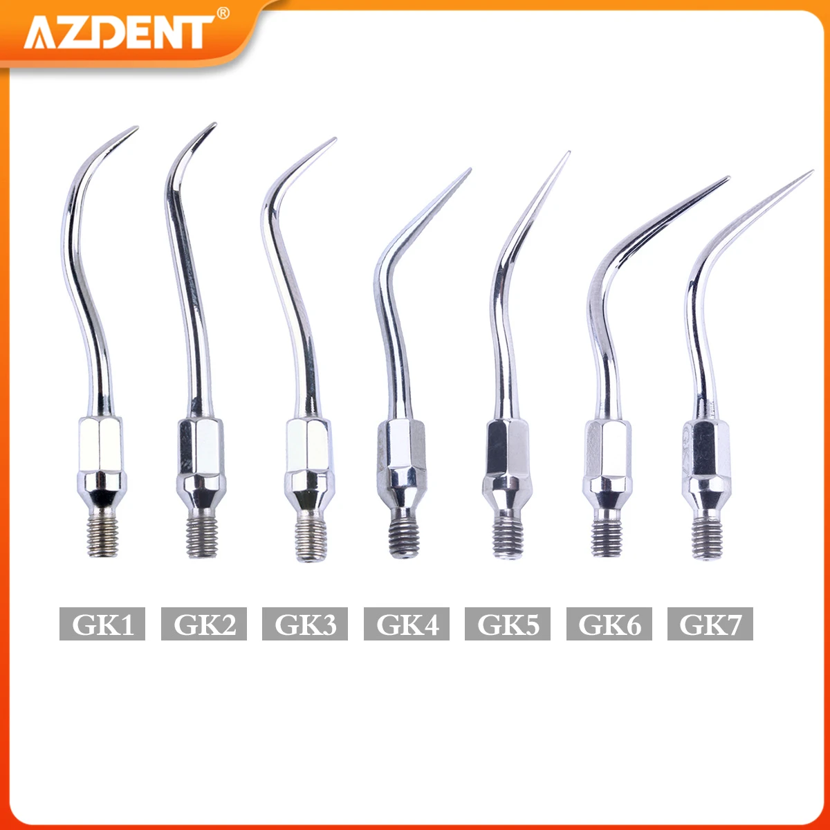 

AZDENT 1 PC Dental Scaler Tip Scaling Periodontics Endodontics Treatment Tips Fit for Ultrasonic Scaler Handpiece