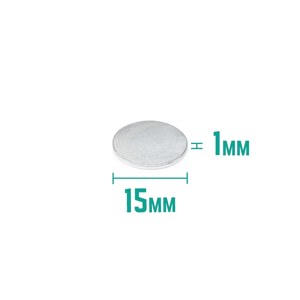 

20/50/100/150/200/250/300PCS 15x1 mm Round Search Magnet 15mmx1mm Neodymium Magnet Disc 15x1mm Permanent Magnet Strong 15*1 N35