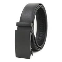 buy one hair two electrophoresis black iron automatic buckle belt high quality microfiber scratch resistant simple mens belt