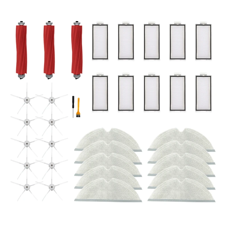 

Main Brush Side Brush Filter Mop Cloth For Xiaomi Roborock Q7 Max,Q7 Max+,Q7 Plus,T8 Robot Vacuum Cleaner Spare Parts