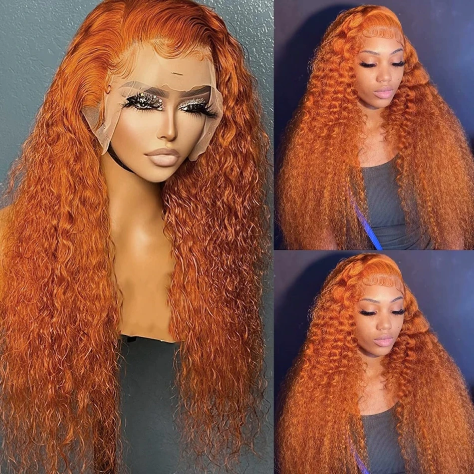 Ed Front Water Curly Human Hair Wigs For Women