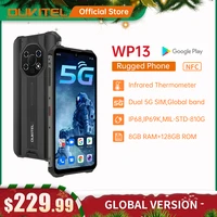  Global Version  Oukitel WP13 4G 5G Net Rugged Smartphone 6 52HD  8GB 128GB 5280mAh Mobile Phone 48MP Camera Cell Phone NFC