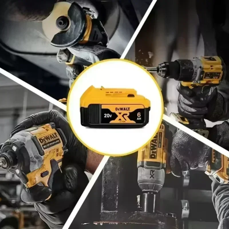 Фото Оригинальное зарядное устройство для электроинструмента DEWALT 20V6.0AH DCB115 DCB118 DCB200, сверхдлительный срок службы батареи №5