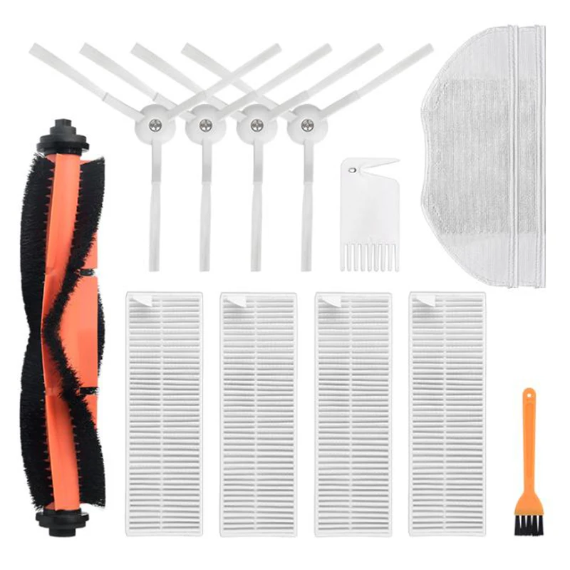 

New 13Pcs For Xiaomi Mijia G1 Main Brush Side Brush Filter For Xiaomi Mijia G1 Robot Vacuum Cleaner Accessories