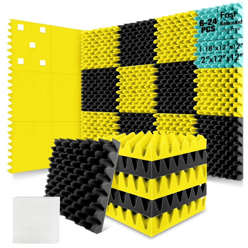 Звукопоглощающая Панель для домашней студии 6/12/24 шт. изоляционный материал