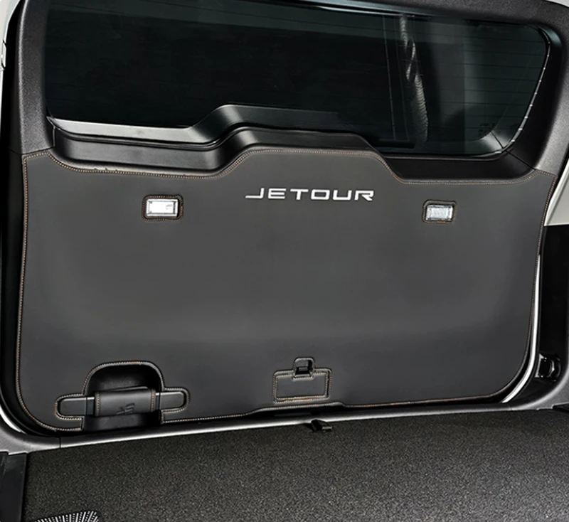 

Автомобильная противоударная накладка на заднюю дверь, подходит для Jetour Shanhai T1 2024 2025, кожаная защитная наклейка на багажник, аксессуары для салона автомобиля