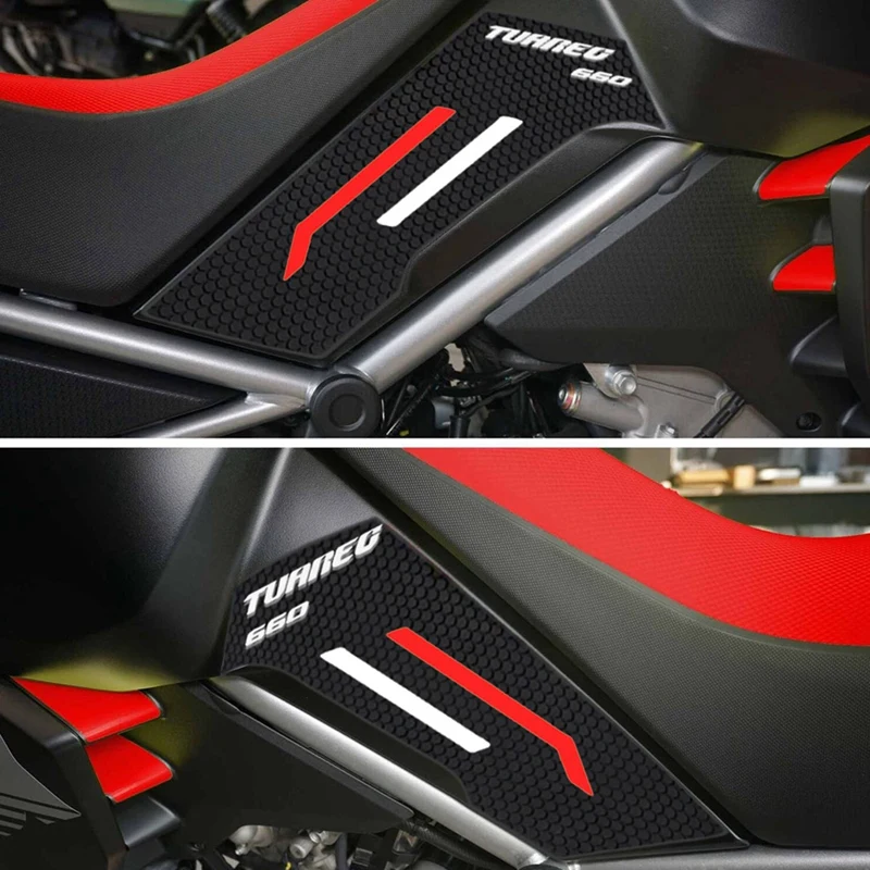 Противоскользящая наклейка на бак мотоцикла газовый коленный захват Тяговая