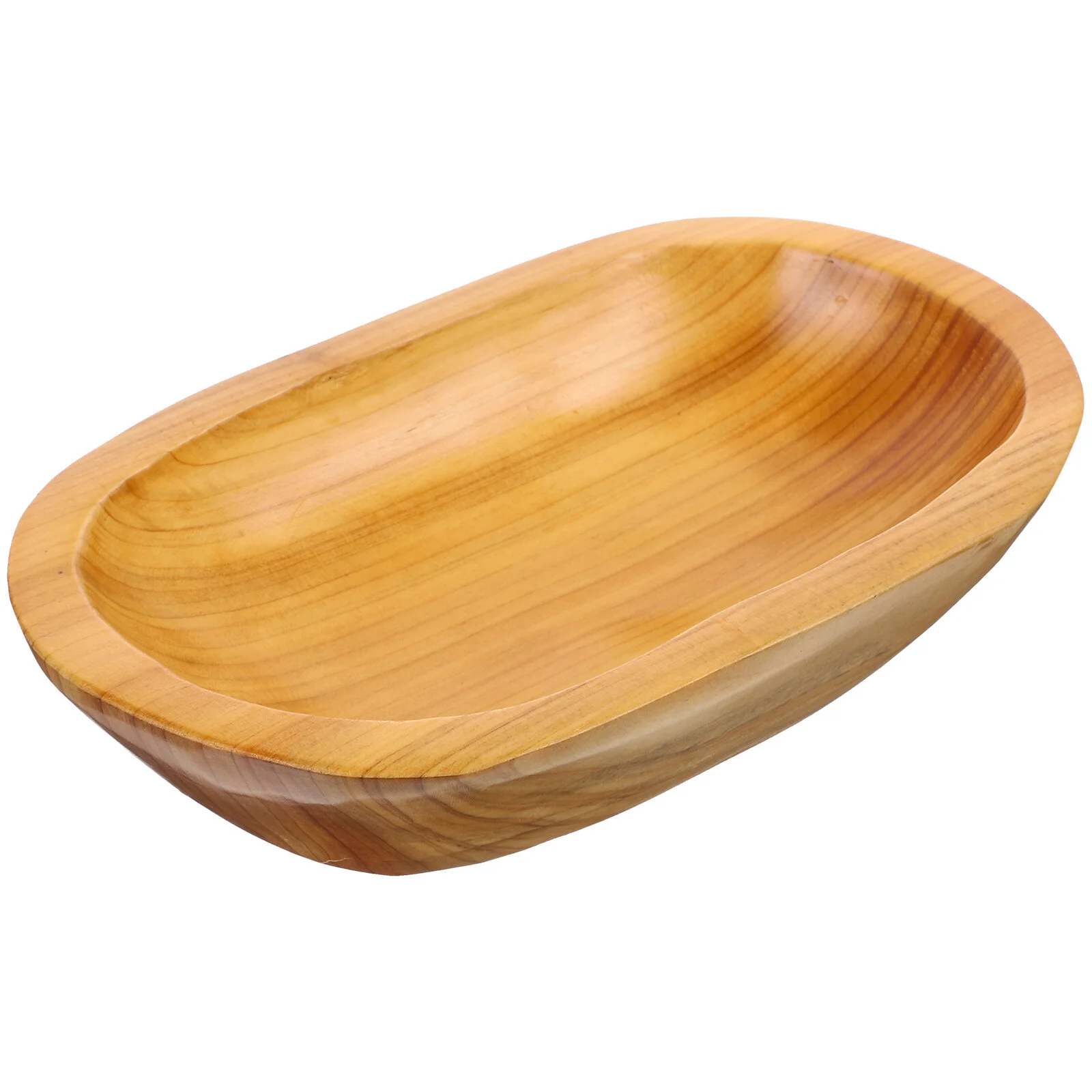 

Candy Bowl Decorative Tray Creative Wood Wooden Trim Mango Bread Desktop Fruit Plate Serving