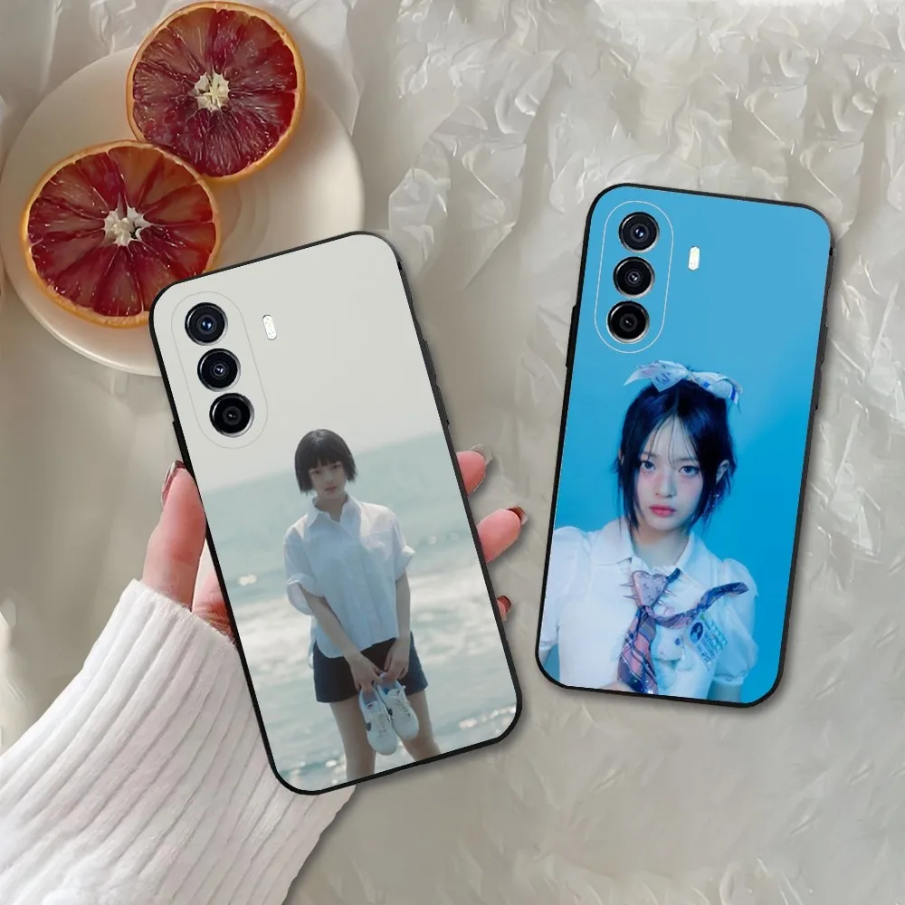 H-Hanni Singer N-New J-Jeans Phone Case For Huawei Mate P10 P20 P30 P40 P50 Smart Z Honor 50 60 70 Pro Lite Black