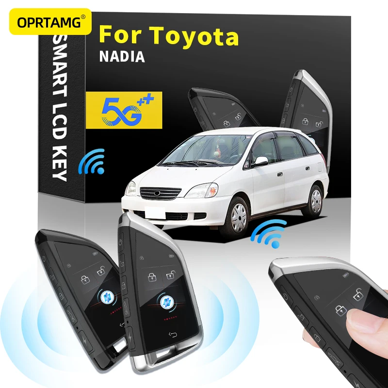 

Car Smart Remote Control Key LCD Display for Keyless Smart Key For Toyota NADIA 2000 2001 2002 2003-2018 2019 2020 2021 2022
