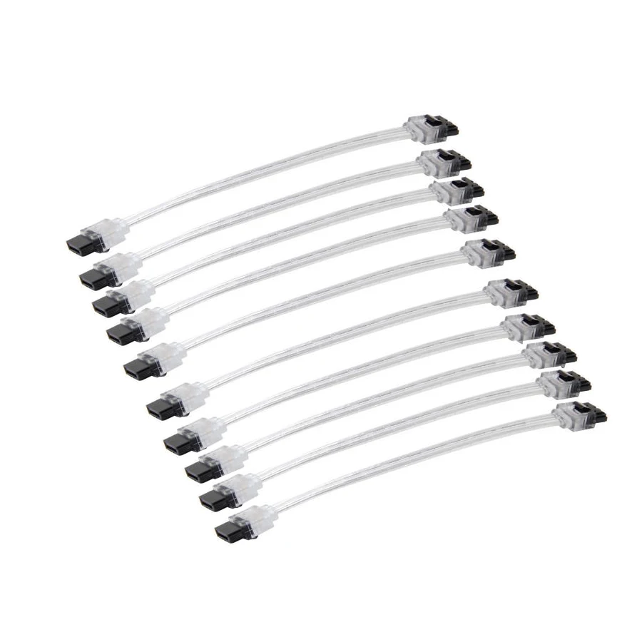 2/5/10 шт./упаковка, кабель для передачи данных SATA III, 90-180 градусов