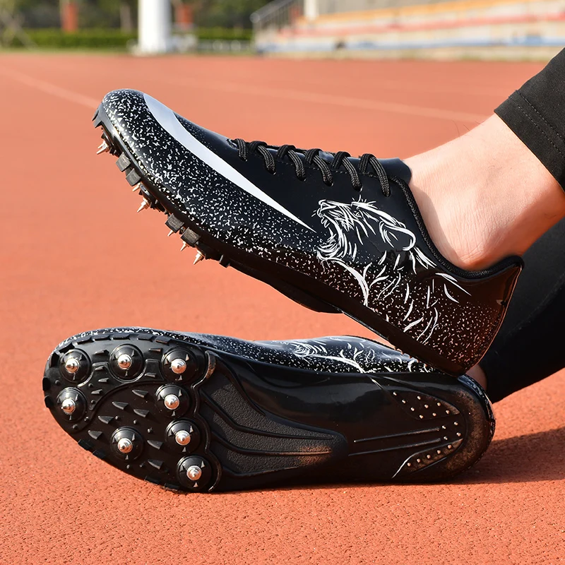 

Мужские и женские кроссовки для бега, легкие кроссовки с шипами для бега, профессиональная обувь для прыжков, тренировочные кроссовки для прыжков