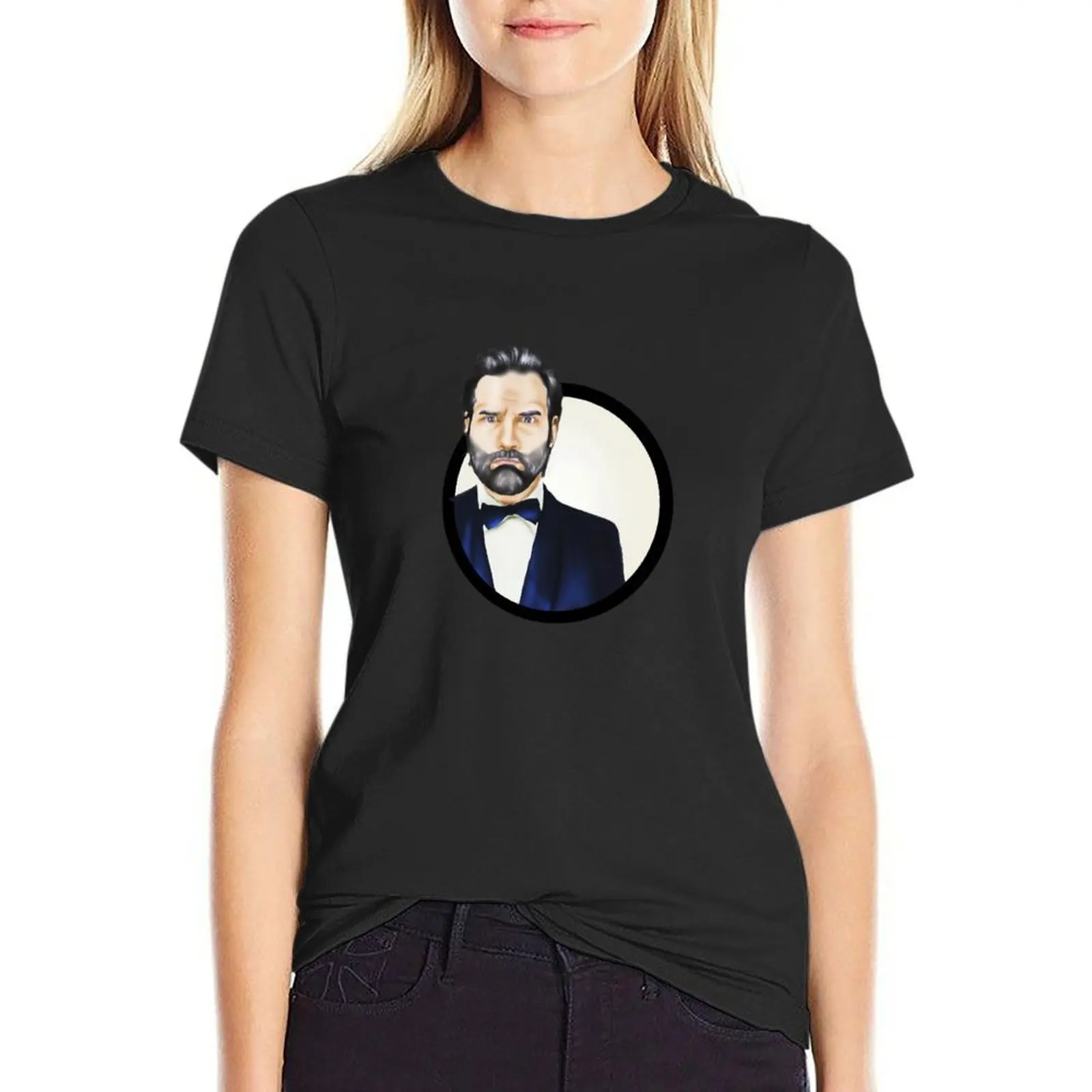 Женская футболка с изображением Адама букстона