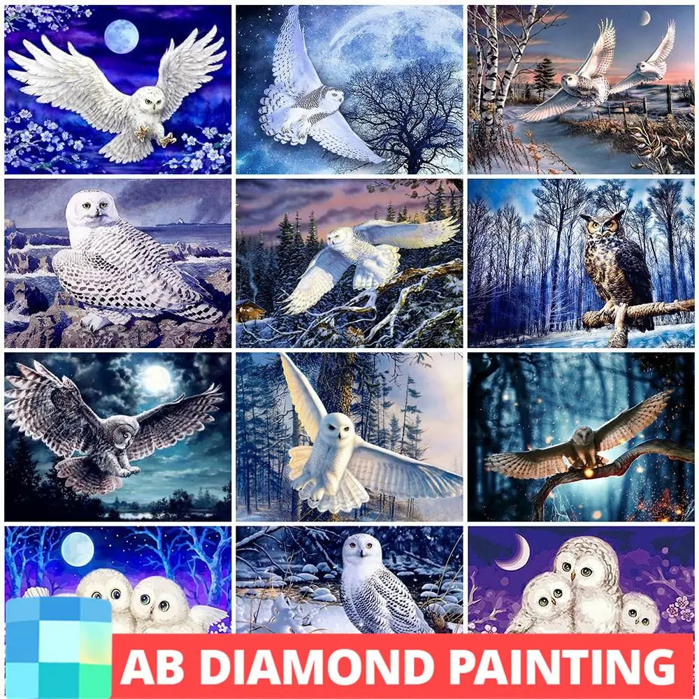 

AB сверла 5D "сделай сам" бриллиантовые строительные наборы Алмазная вышивка животное картина искусственная мозаика хобби ручной работы