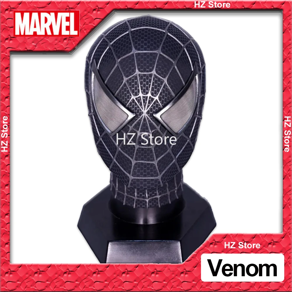 

Marvel Venom Spider-Man Mask with Faceshell 1:1 3D Handmade Spiderman Halloween Cosplay Mask Replica for Birthday Chirtsmas Gift