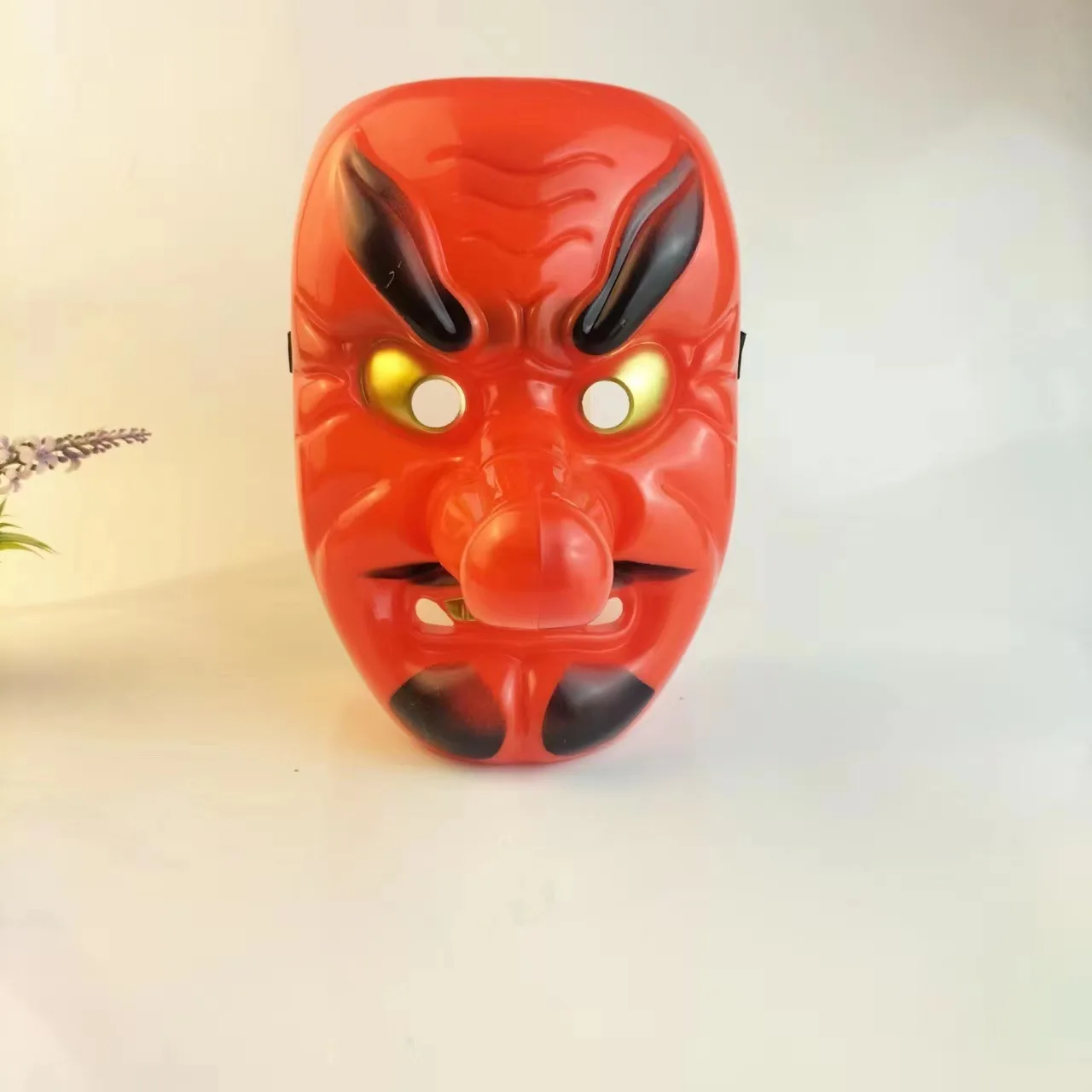 

New Cheap Demon Slayer Kimetsu No Yaiba Urokodaki Saionji Tengu Plastic Mask Cosplay Costume Props Anime Accessores Kids Toys