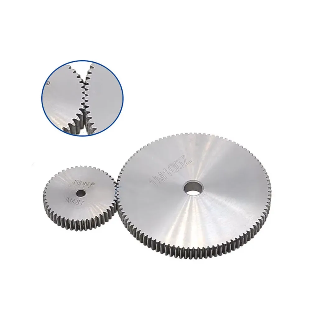 1/2 шт. 45 # Стальная цилиндрическая шестерня 1 модуль 12 зубьев 27 металлическая